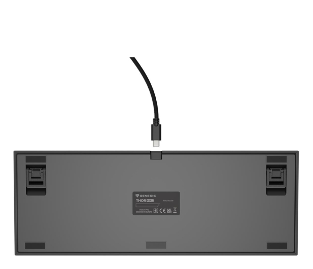 Genesis Thor 404 TKL Kailh Brown RGB czarna NKG-2071 - 1189674 - zdjęcie 2